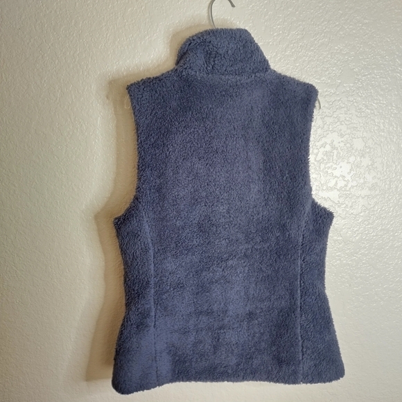 Patagonia los Gatos full zip fuzzy vest women's Sz L - Picture 2 of 5